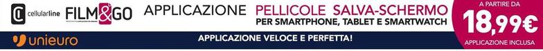 Offerta per Cellularline - Film&Go Applicazione Pellicole Salva-Schermo Per Smartphone, Tablet E Smartwatch a 18,99€ in Unieuro