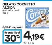 Offerta per  Algida - Gelato Cornetto a 4,19€ in Ipercoop
