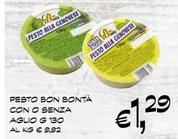 Offerta per Bon Bontà - Pesto Con O Senza Aglio a 1,29€ in Eccomi