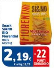 Offerta per Fiorentini - Snack Si&No Bio a 2,19€ in Sigma