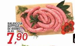 Offerta per Salsiccia Sottile Di Suino a 7,9€ in Superstore Coop