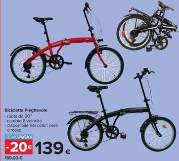 Offerta per Bicicletta Pieghevole a 139€ in Carrefour Ipermercati