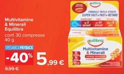 Offerta per Equilibra - Multivitamine & Minerali a 5,99€ in Carrefour Ipermercati