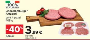 Offerta per Amadori - Linea hamburger a 3,99€ in Carrefour Ipermercati