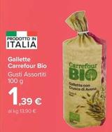 Offerta per Carrefour - Gallette Bio  a 1,39€ in Carrefour Market