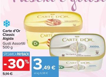 Offerta per Algida - Carte D'Or Classic a 3,49€ in Carrefour Market