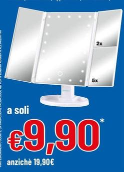 Offerta per Specchio Con Illuminazione A Led a 9,9€ in Dpiu