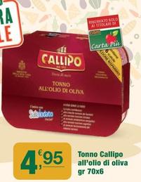 Offerta per Callipo - Tonno All'olio Di Oliva a 4,95€ in Crai