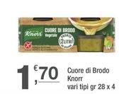 Offerta per Knorr - Cuore Di Brodo a 1,7€ in Crai