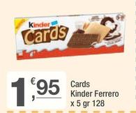 Offerta per Ferrero - Cards Kinder a 1,95€ in Crai