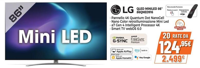 Offerta per Lg - Qled Miniled 86" 86QNED916 a 2499€ in Expert