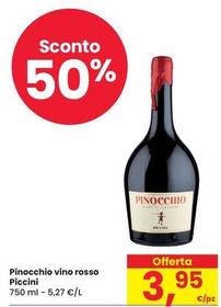 Offerta per Piccini - Pinocchio Vino Rosso a 3,95€ in Despar