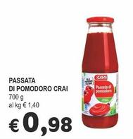 Offerta per  Crai - Passata Di Pomodoro  a 0,98€ in Crai