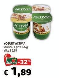 Offerta per Danone - Yogurt Activia a 1,89€ in Crai