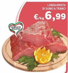 Offerta per  Lonza/Arista Di Suino A Tranci  a 6,99€ in Crai