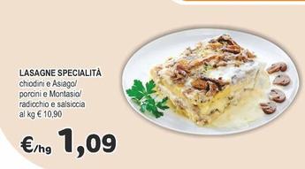 Offerta per Lasagne Specialità a 1,09€ in Crai