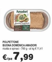 Offerta per Amadori - Polpettone Buona Domenica a 7,99€ in Crai