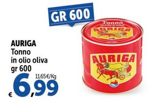 Offerta per Auriga - Tonno In Olio Oliva a 6,99€ in Carrefour Ipermercati