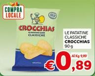 Offerta per Crocchias - Le Patatine Classiche a 0,89€ in Crai