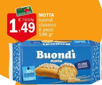 Offerta per  Motta - Buond Classico 6 Pezzi  a 1,49€ in Crai