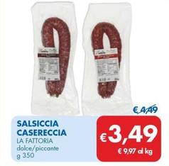 Offerta per La Fattoria - Salsiccia Casereccia a 3,49€ in MD