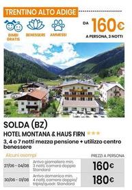 Offerta per Hotel Montana & Haus Firn a 160€ in Eurospin