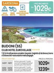 Offerta per Club Hotel Eurovillage a 1029€ in Eurospin