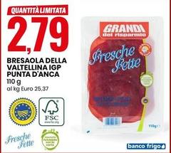 Offerta per Bresaola a 2,79€ in Eurospin