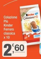 Offerta per Ferrero - Colazione Più Kinder a 2,6€ in Crai