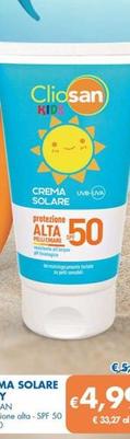 Offerta per Cliosan - Crema Solare Baby a 4,99€ in MD