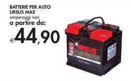 Offerta per Ursus Max - Batterie Per Auto a 44,9€ in Bennet