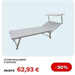 Offerta per Lettino In Alluminio E Textilene  a 62,93€ in Max Factory