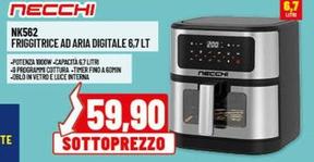 Offerta per Necchi - NK562 Friggitrice Ad Aria Digitale a 59,9€ in Risparmio Casa