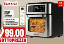 Offerta per Girmi - FG9700 Forno Air Fryer a 99€ in Risparmio Casa