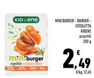 Offerta per Kioene - Mini Burger / Burger a 2,49€ in Conad