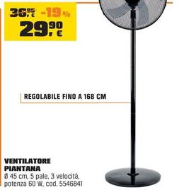 Offerta per Ventilatore Piantana a 29,9€ in OBI