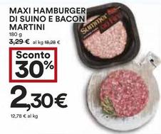 Offerta per Martini - Maxi Hamburger Di Suino E Bacon a 2,3€ in Coop