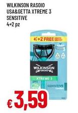 Offerta per Wilkinson sword - Rasoio Usa&getta Xtreme 3 Sensitive a 3,59€ in Famila Superstore