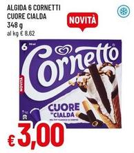 Offerta per Algida - 6 Cornetti Cuore Cialda a 3€ in Famila