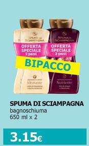 Offerta per Spuma Di Sciampagna - Bagnoschiuma BIPACCO a 3,15€ in Tigotà