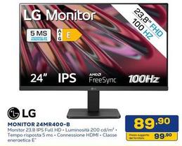 Offerta per LG - Monitor 24MR400-B a 89,9€ in Euronics