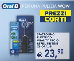 Offerta per Oral b - Spazzolino Elettrico Vitality Pro O Refill Testine X8 a 23,9€ in Esselunga