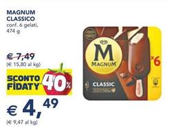 Offerta per Magnum - Classico a 4,49€ in Esselunga