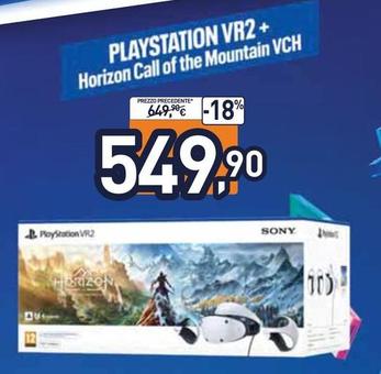 Offerta per Sony - Playstation VR2+ Horizon Call Of The Mountain VCH a 549,9€ in Unieuro