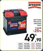 Offerta per Arexons - Batteria Per Auto 50AH a 49,9€ in Spazio Conad