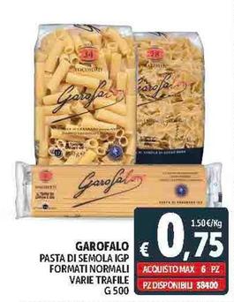 Offerta per Garofalo - Pasta Di Semola IGP Formati Normali a 0,75€ in Decò