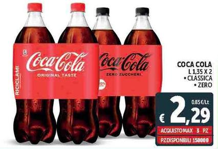 Offerta per Coca Cola - Classica, Zero a 2,29€ in Decò