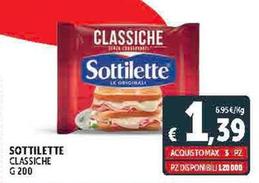 Offerta per Sottilette - Classiche a 1,39€ in Decò