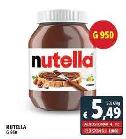 Offerta per Nutella a 5,49€ in Decò