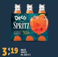 Offerta per Decò - Spritz a 3,19€ in Decò